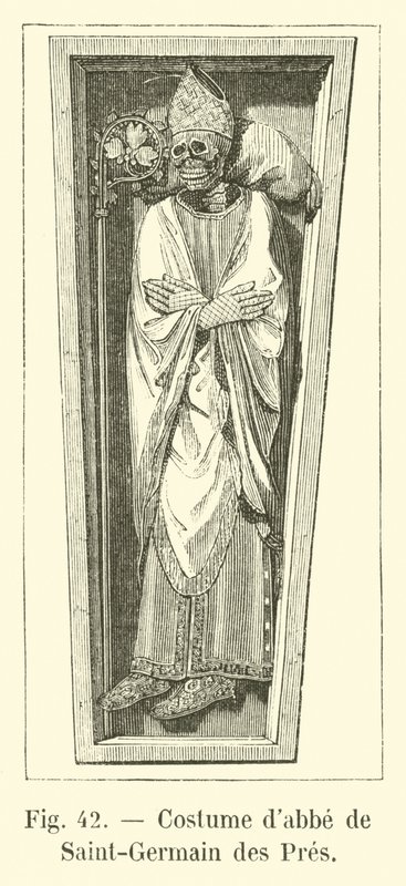 Costume of the abbot of Saint-Germain des Pres by French School