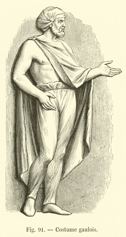 Gaulish costume by French School