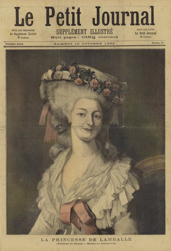 Cover of Le Petit Journal, 15 October 1892 by French School