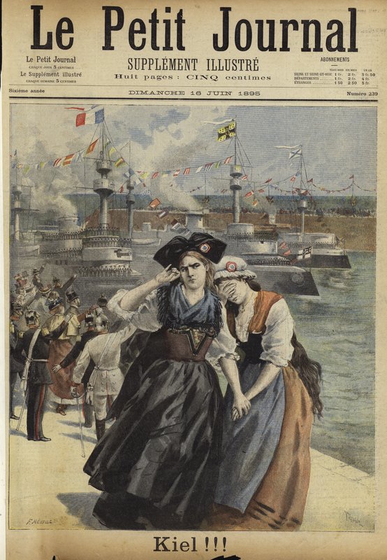 Cover of Le Petit Journal, 16 June 1895 by French School