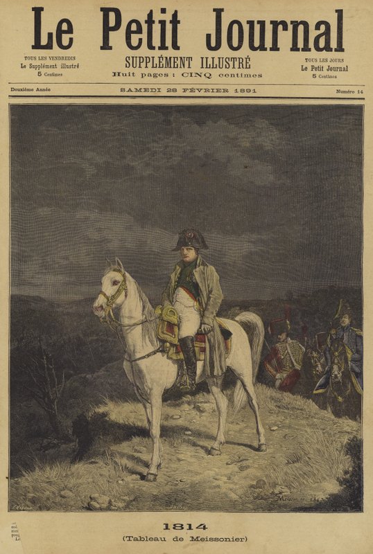 Cover of Le Petit Journal, 28 February 1891 by French School