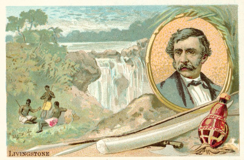 David Livingstone, Scottish missionary and explorer by French School