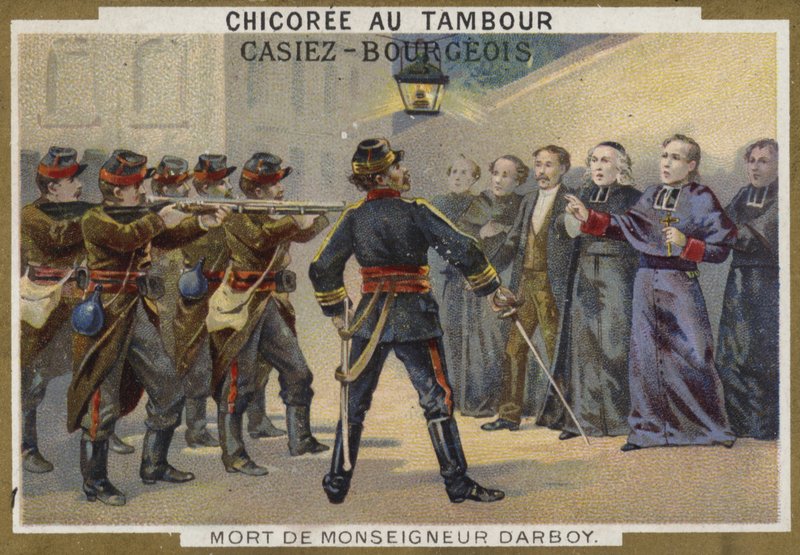 Death of Monsignor Darboy, Archbishop of Paris, 1871 by French School