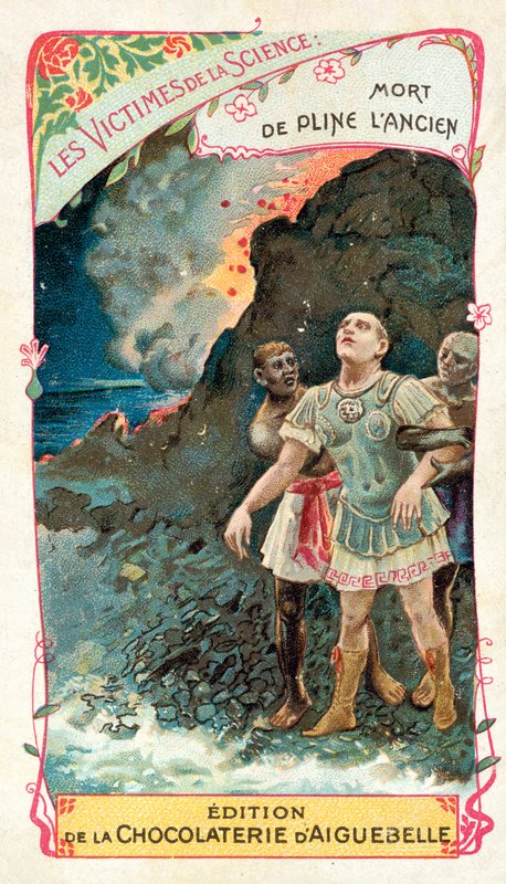 Death of Pliny the Elder in the eruption of Vesuvius, 79 by French School