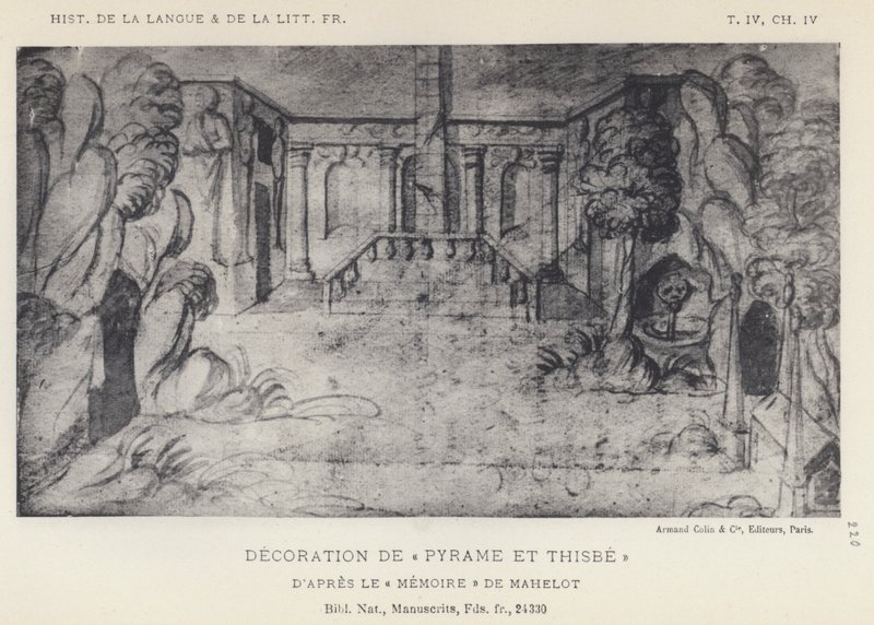 Decoration of Pyramus and Thisbe by French School