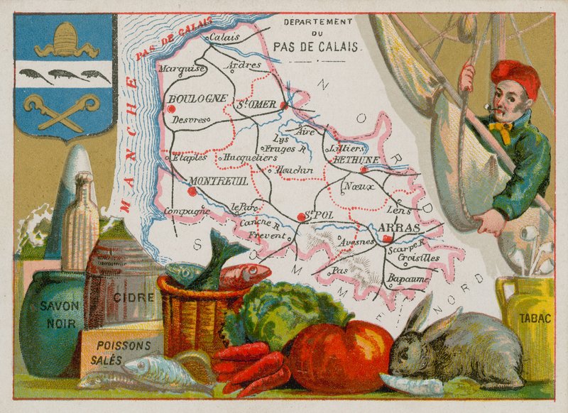Department of Pas-de-Calais in northern France by French School