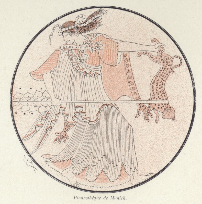 Detail of Greek Pottery by French School