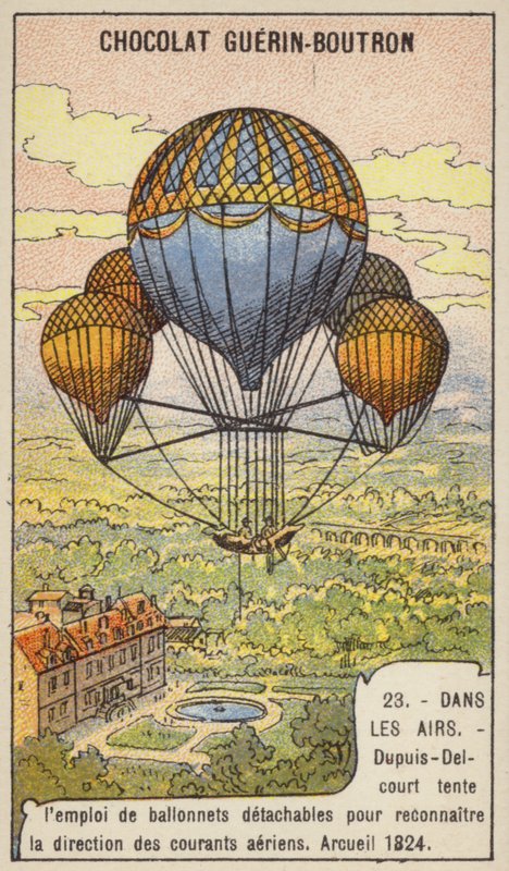 Dupuis-Delcourt Attempting to Measure the Direction of Air Currents Using Detachable Balloons, Arcueil, France by French School