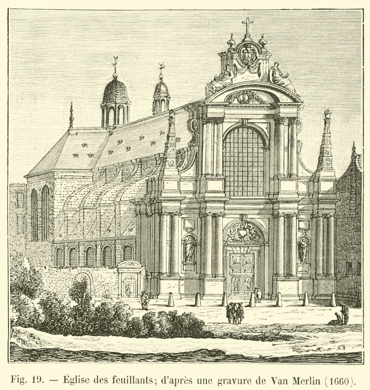 Church of the Feuillants; after an Engraving by Van Merlin, 1660 by French School
