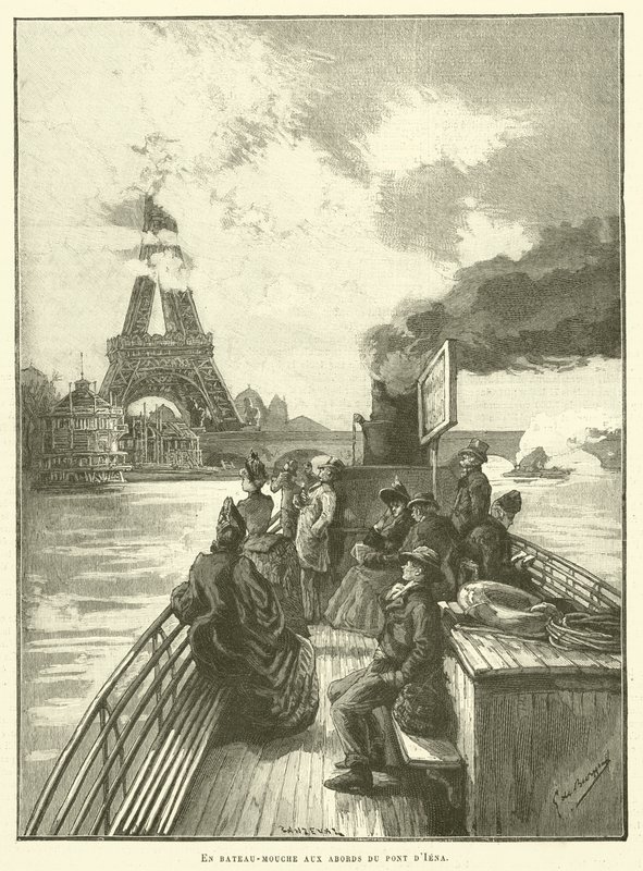 On a Riverboat Near the Pont d
