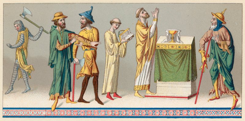 Europe Middle Ages Costume by French School