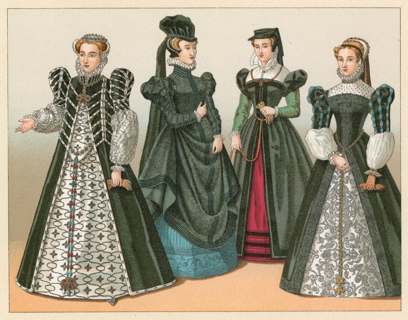 Europe XVIth Cent Costume by French School