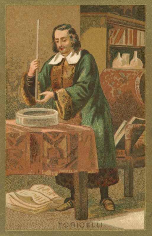 Evangelista Torricelli by French School