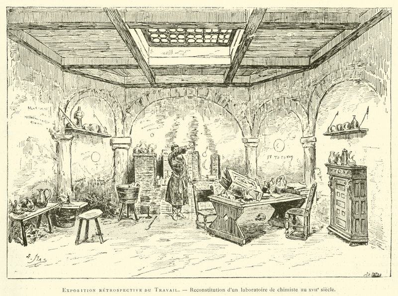 Retrospective Exhibition of Work, Reconstruction of a Chemist
