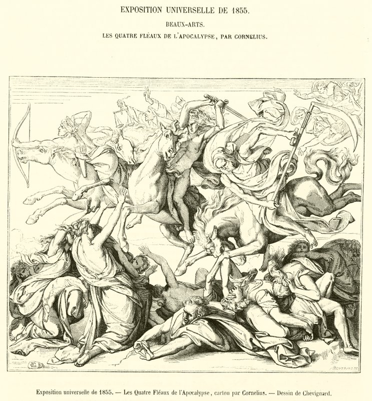 Universal Exposition of 1855, The Four Horsemen of the Apocalypse by French School
