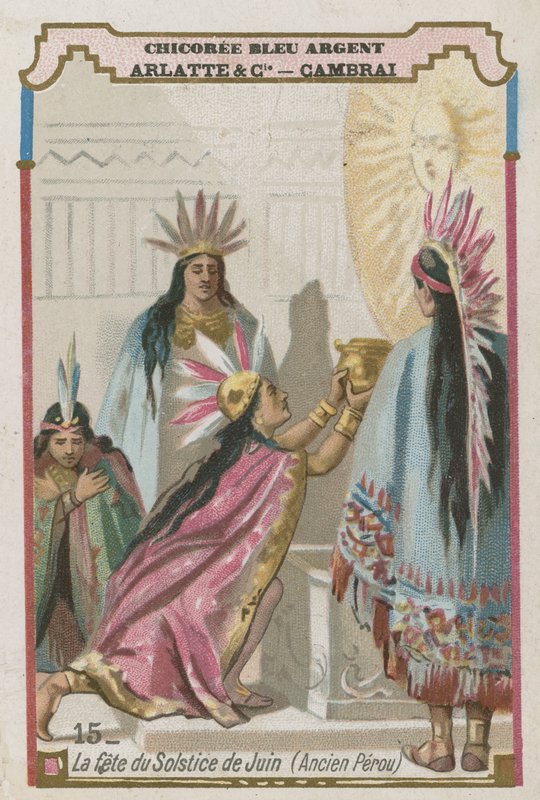 Festival of the Summer Solstice, Ancient Peru by French School