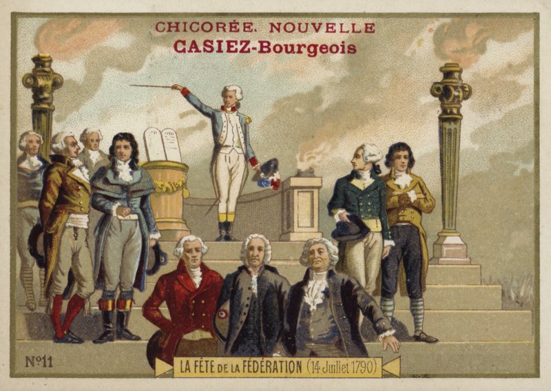 Fete de la Federation, 14 July 1790 by French School