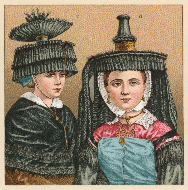 France XIXth Cent Costume by French School