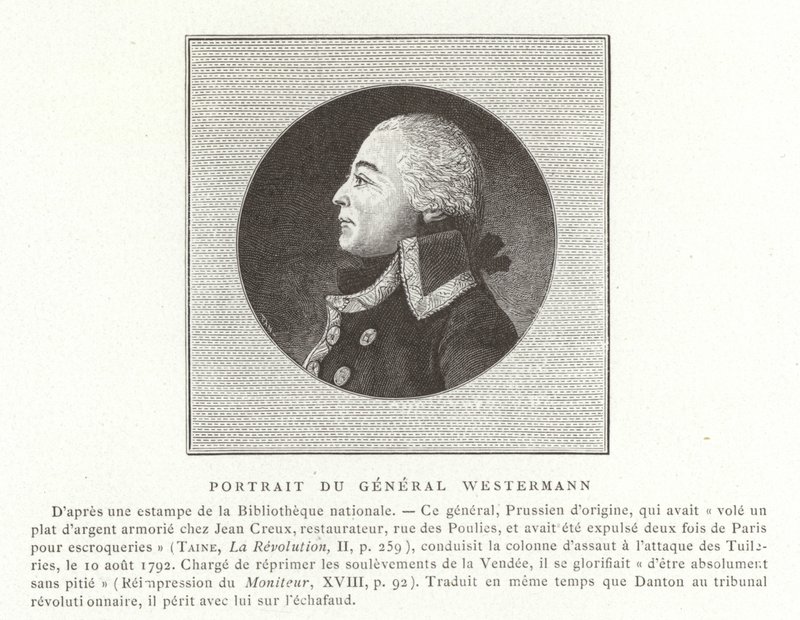 Francois Joseph Westermann by French School