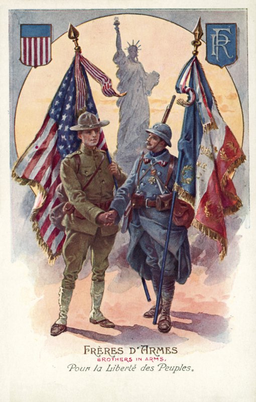 Brothers in Arms, Americans and French by French School