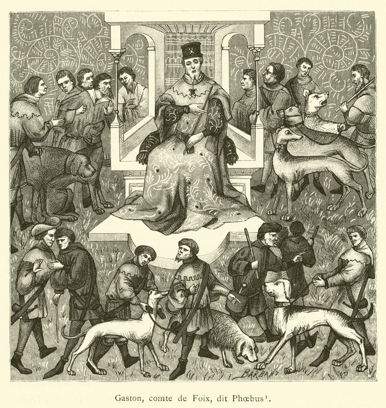 Gaston, Count of Foix, called Phoebus (engraving) by French School