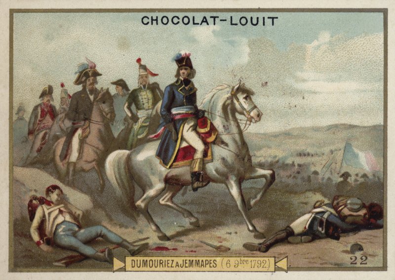 General Dumouriez at the Battle of Jemappes, 6 November 1792 by French School