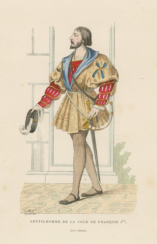 Gentleman of the court of Francis I of France by French School