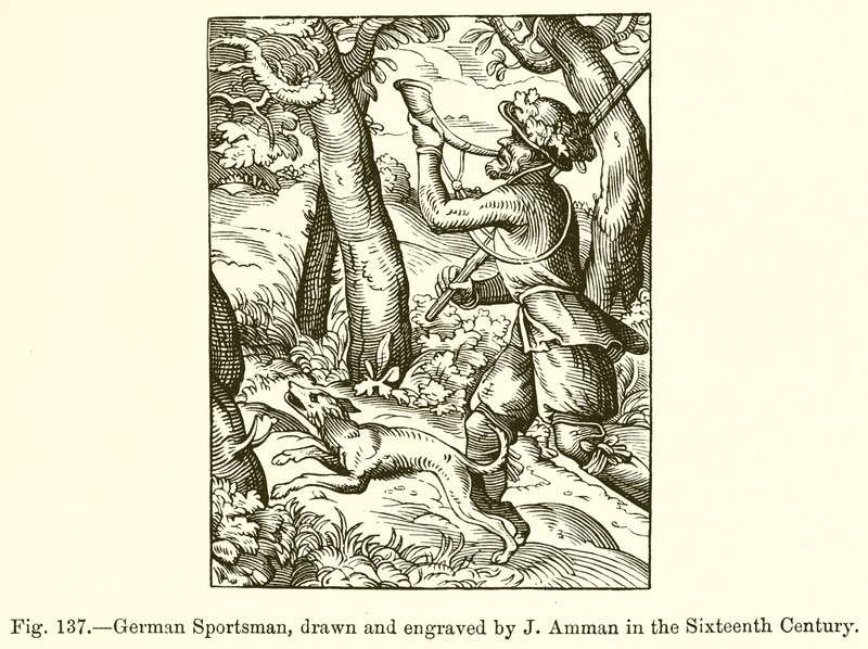 German Sportsman by French School