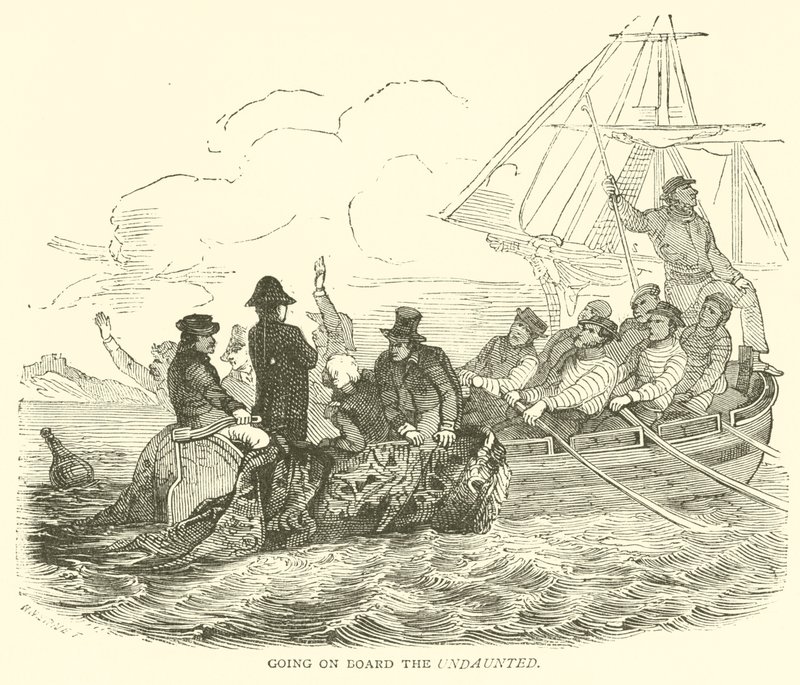Going on Board the Undaunted by French School