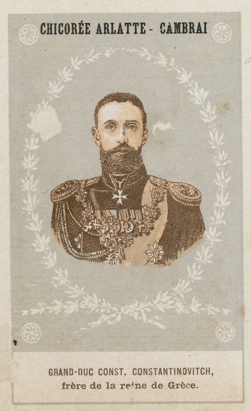 Grand Duke Constantine Constantinovich, Brother of the Queen of Greece by French School