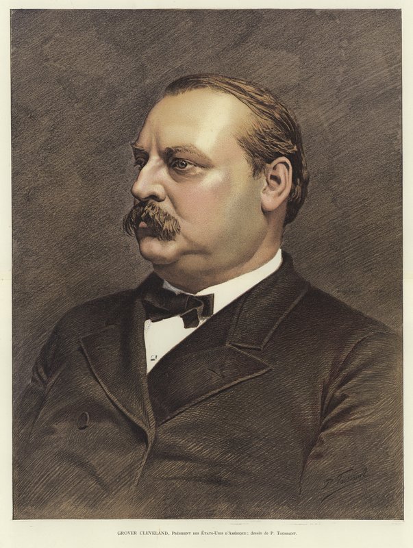 Grover Cleveland, 22nd and 24th President of the United States by French School