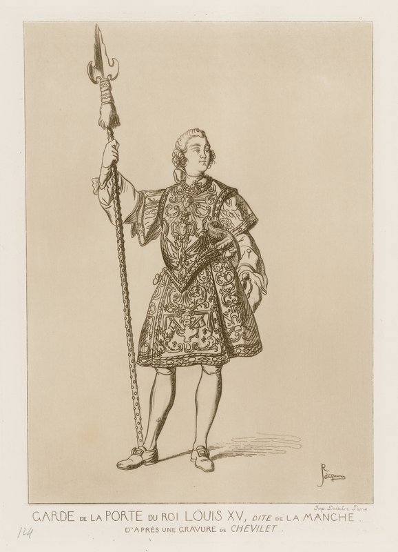 Guard of the Porte of King Louis XV, Dite la Manche by French School
