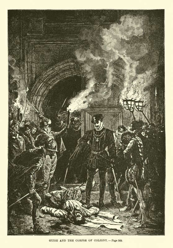 Guise and the Corpse of Coligny by French School