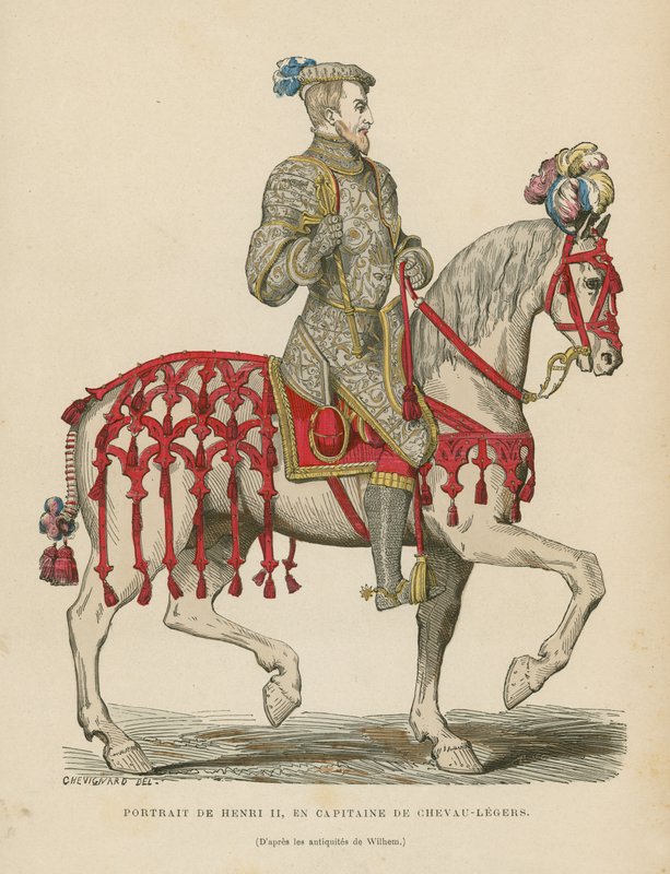 Henry II of France by French School
