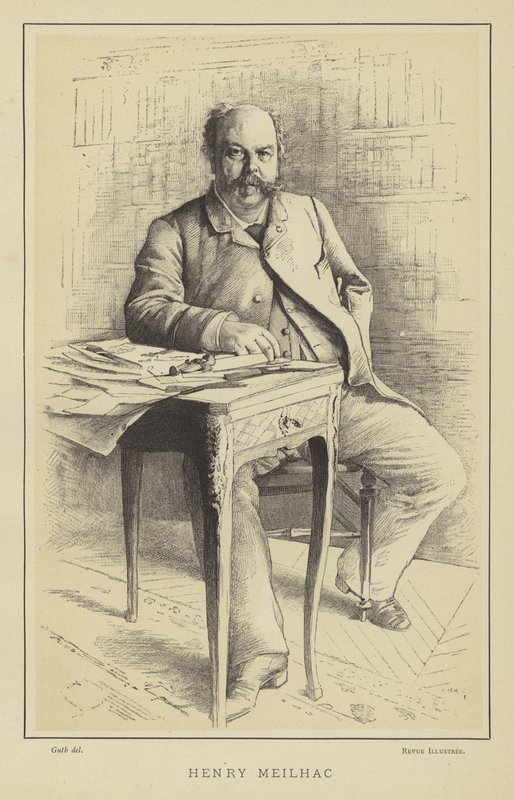Henry Meilhac, French playwright and librettist by French School
