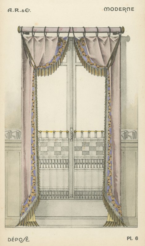 Illustration from interior design product catalogue from A R & Cie, France by French School