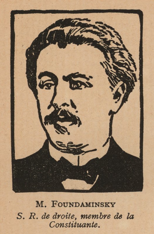 Ilya Fondaminsky, Russian Writer and Politician of the Socialist Revolutionary Party by French School