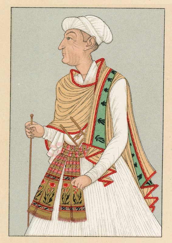 India Costume by French School