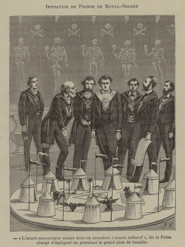 Initiation of a Sublime Prince of the Royal Secret by French School