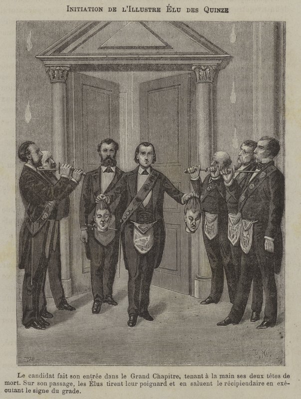 Initiation of an Elect of the Fifteen by French School