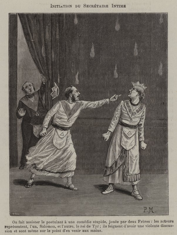 Initiation of an Intimate Secretary by French School