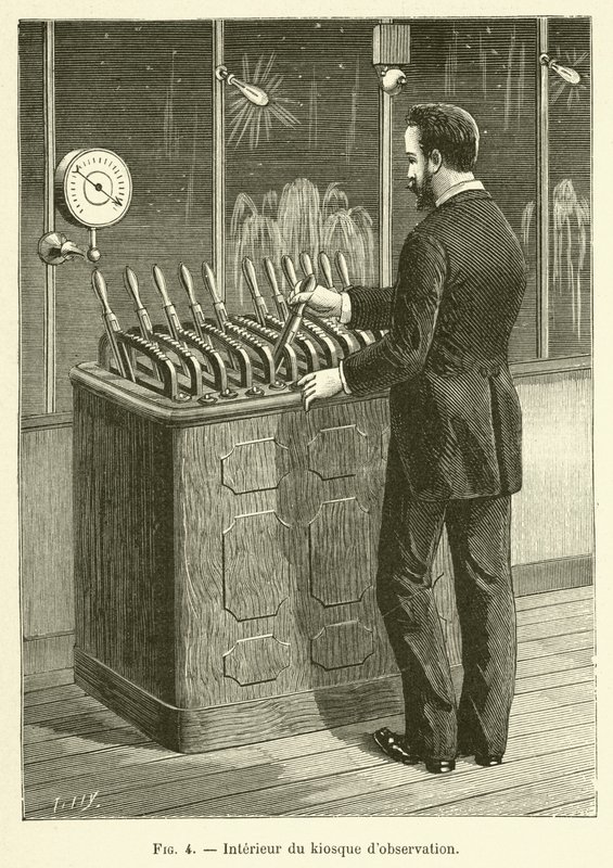 Interior of the Observation Kiosk by French School