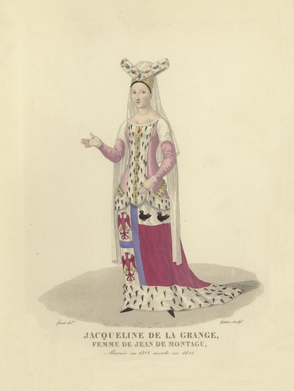 Jacqueline de la Grange, wife of Jean de Montagu, adviser to Charles V and VI of France by French School