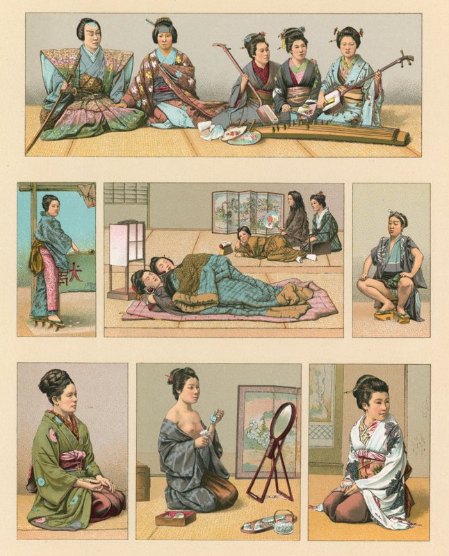 Japan Costume by French School