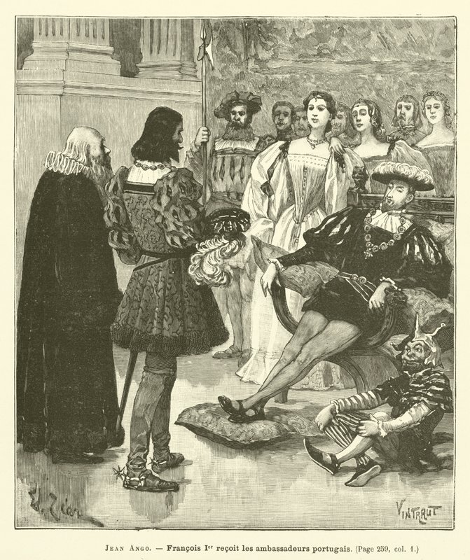 Jean Ango (engraving) by French School