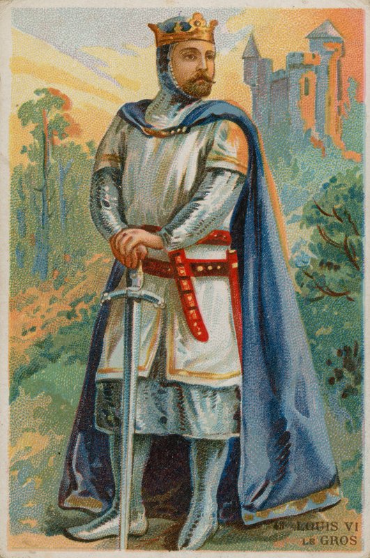 King Louis VI, called The Fat by French School