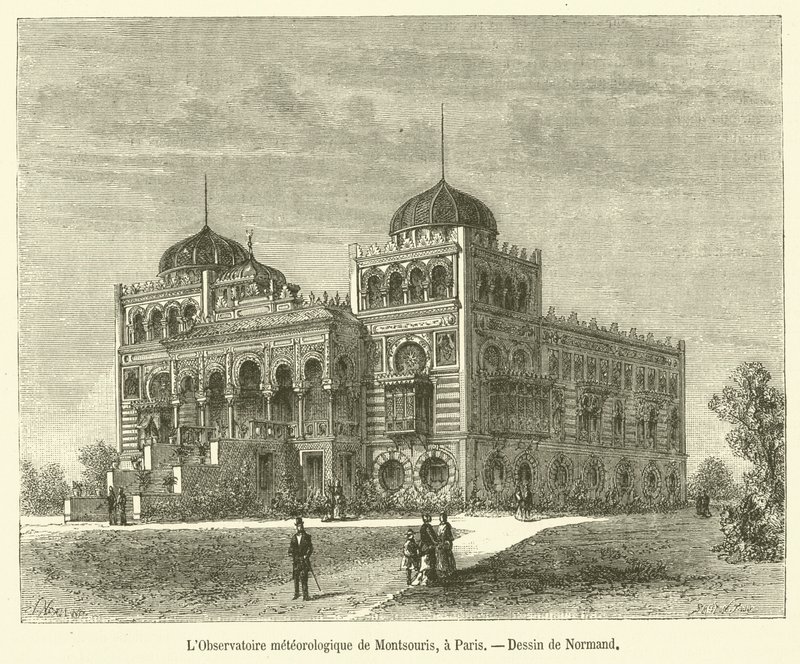 The Meteorological Observatory of Montsouris, Paris by French School