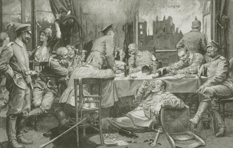 The Orgy by French School