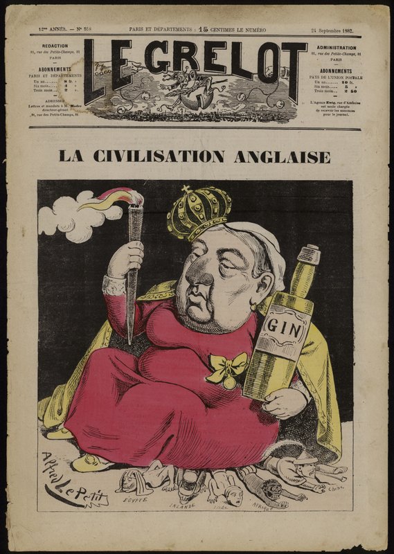 La Civilisation Anglaise - based on Gin by French School