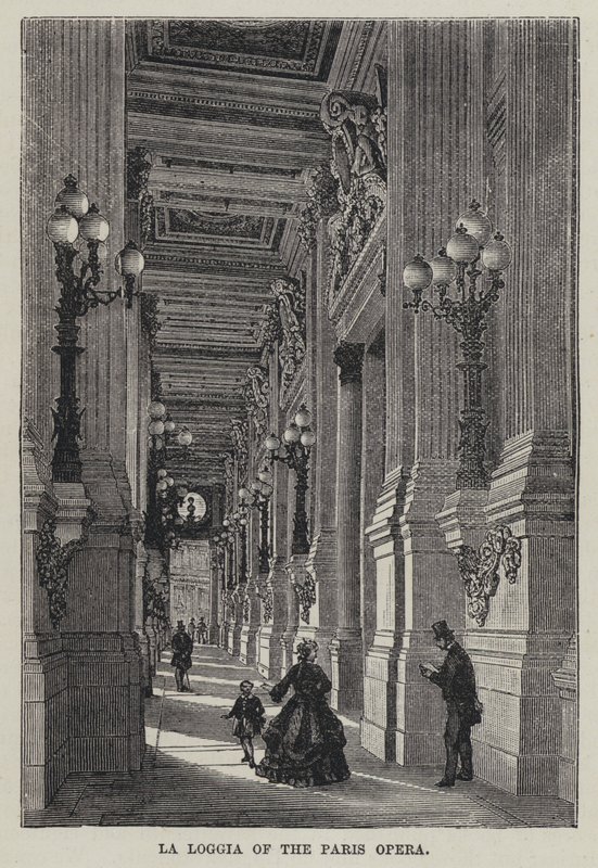 La Loggia of the Paris Opera by French School